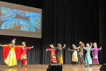 Students performing during 21st Annual Cultural Vogue